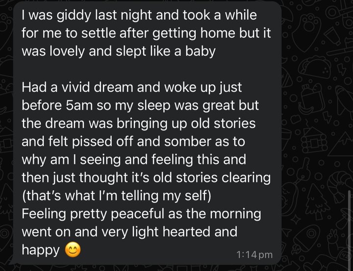 The next morning